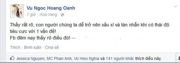 sao Việt, Nguyễn Cao Kỳ Duyên đăng quang hoa hậu Việt Nam, Tân hoa hậu Việt Nam, Cư dân ạng chê bai nhan sắc HHVN 2014, Trang Khàn bênh vực Kỳ Duyên