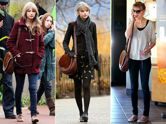 học Taylor Swift mix đồ đông, street style của Taylor Swift, công chúa nhạc đồng quê Taylor Swift mặc đẹp