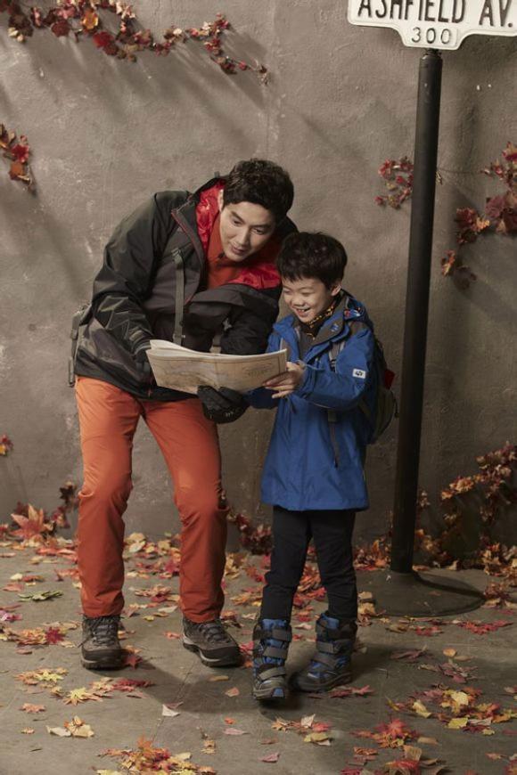 Ryu Jin và con trai Im Chan Hyung làm mẫu thời trang, Ryu Jin và con trai Im Chan Hyung trong Bố ơi mình đi đâu thế
