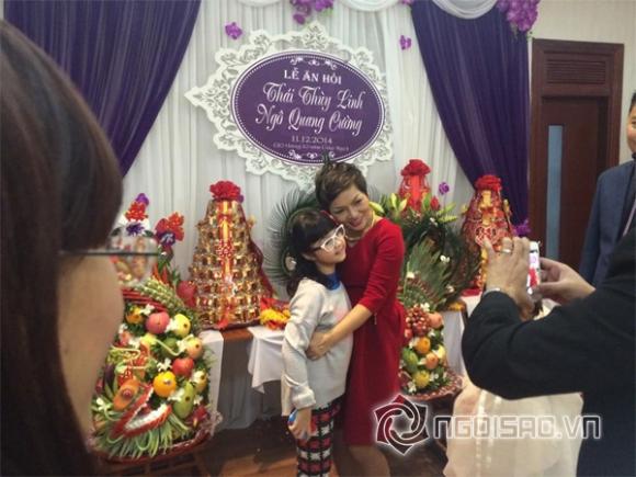 ảnh ăn hỏi của Thái Thùy Linh, Thái Thùy Linh lên xe hoa, con gái Thái Thùy Linh
