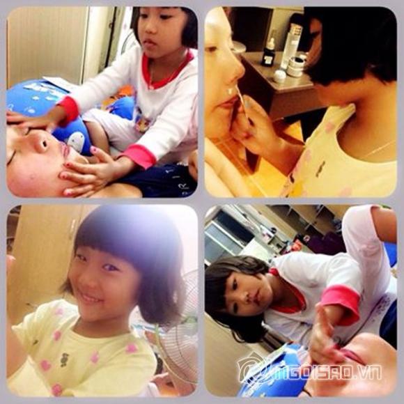 ảnh ăn hỏi của Thái Thùy Linh, Thái Thùy Linh lên xe hoa, con gái Thái Thùy Linh
