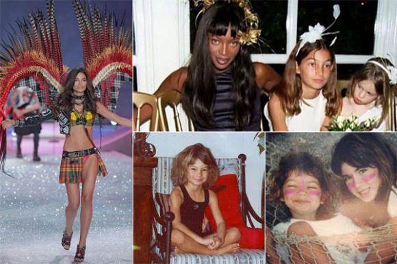 thời thơ ấu của sao hollywood, ảnh thơ ấu của thiên thần Victoria's Secret, thiên thần gợi cảm của Victoria's Secret
