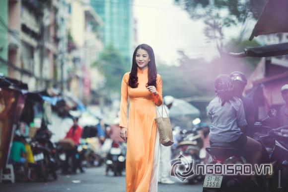 Trương Ngọc Ánh, ảnh lịch Xuân Ất Mùi 2015, áo dài