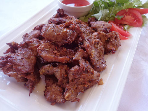 Thịt heo chiên khô, Cách làm Thịt heo chiên khô, Món ăn ngon