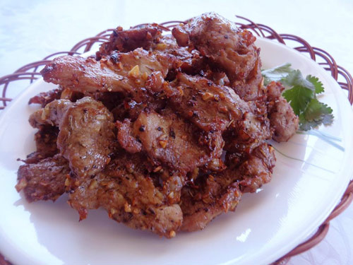 Thịt heo chiên khô, Cách làm Thịt heo chiên khô, Món ăn ngon