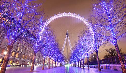 Du lịch London, Du lịch mùa giáng sinh, Địa danh du lịch