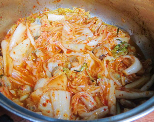 Canh kim chi nấu ngao đậu, Cách làm Canh kim chi nấu ngao đậu, Món ăn ngon