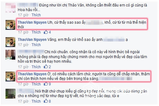 MC Thảo Vân,HH Kỳ Duyên,Thảo Vân khuyên Kỳ Duyên hạn chế chụp ảnh,Kỳ Duyên nên làm việc có ý nghĩa