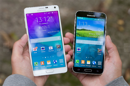 Samsung Galaxy Note 4, Galaxy SV, iPhone 6