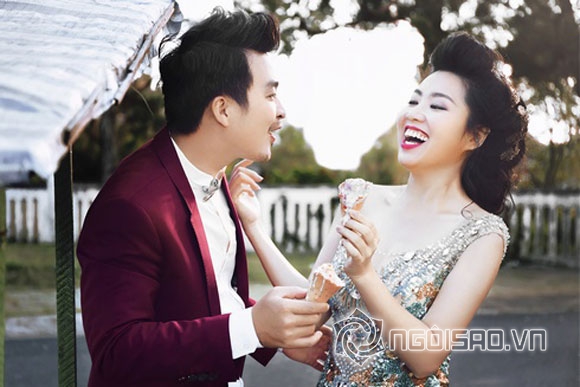 Lê Khánh,diễn viên Lê Khánh,Lê Khánh làm đám cưới,Tuấn Khải,thiệp cưới của Lê Khánh