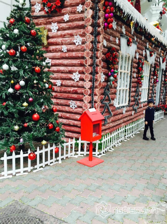 Hồ Ngọc Hà, Hà Hồ, Subeo, mẹ con Hà Hồ trượt băng, mẹ con Hà Hồ chơi Noel