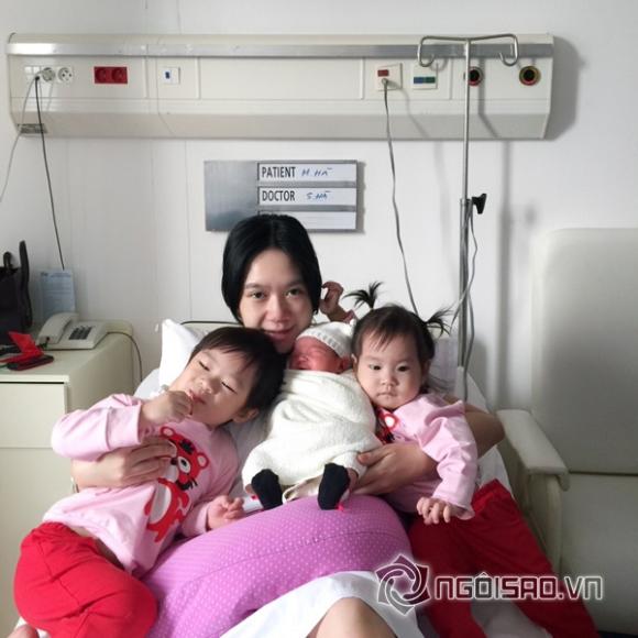 sao Việt, Lý Hải, vợ chồng Lý Hải, Minh Hà sinh con gái thứ 3, lộ diện con gái nhà Lý Hải