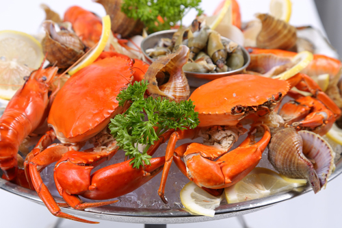 Hải sản Monaco, Vương Quốc Tôm, Ẩm thực Monaco