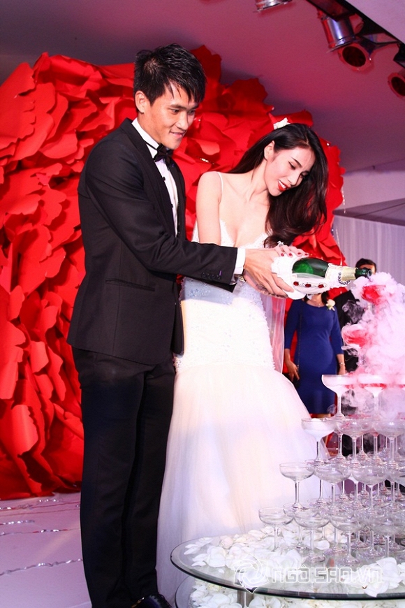 đám cưới Công Vinh - Thủy Tiên,Công Vinh,Thủy Tiên,cỗ chay trong đám cưới Công Vinh