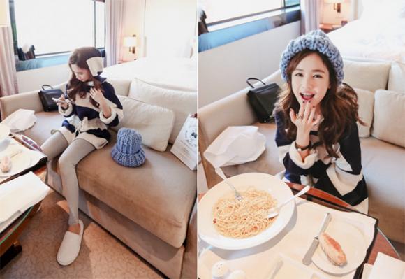 trang phục dành cho teen girl, thời trang công sở, kiểu trang phục ngọt ngào ngày đông