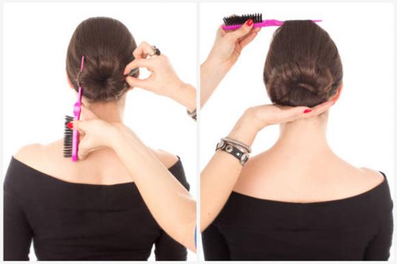 học búi tóc dự tiệc, 5 phúc cho kiểu tóc búi, kiểu tóc cho giáng sinh