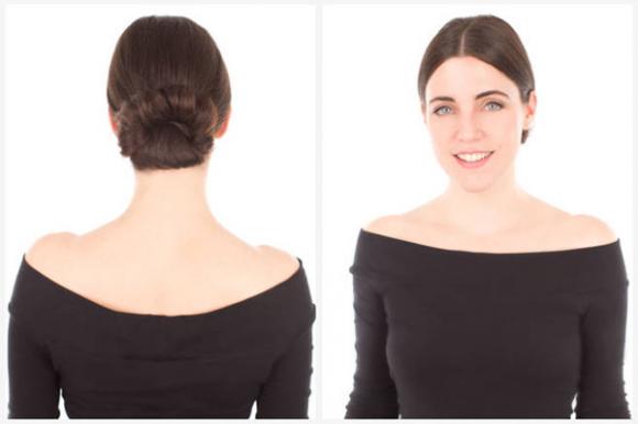 học búi tóc dự tiệc, 5 phúc cho kiểu tóc búi, kiểu tóc cho giáng sinh