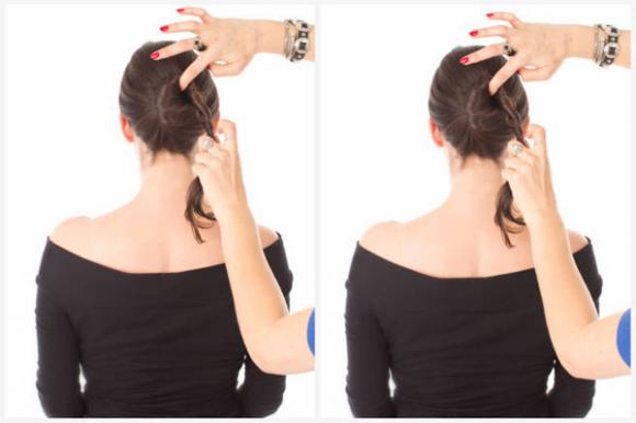học búi tóc dự tiệc, 5 phúc cho kiểu tóc búi, kiểu tóc cho giáng sinh