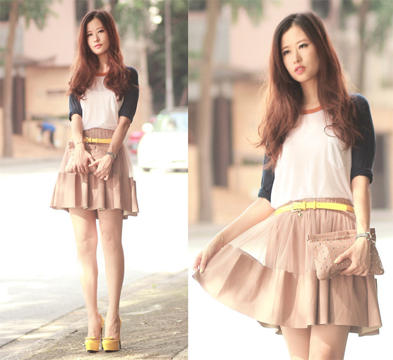 thời trang của fashionista Hồng Kông, cô gái Mayo Wo, style của Mayo Wo, blogger thời trang Mayo Wo 