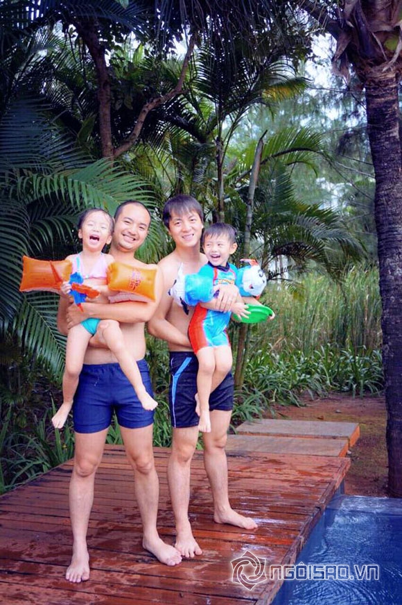 Đăng Khôi,Thủy Anh,Ken,gia đình Đăng Khôi đi nghỉ mát,gia đình sao Việt