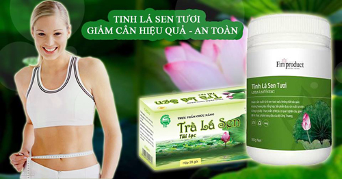 Trà Lá Sen, Giảm cân, Đồ uống giảm cân