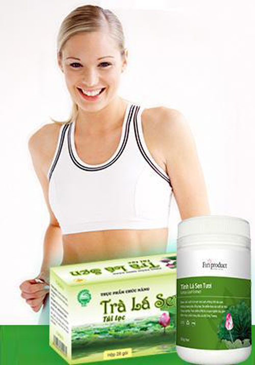 Trà Lá Sen, Giảm cân, Đồ uống giảm cân