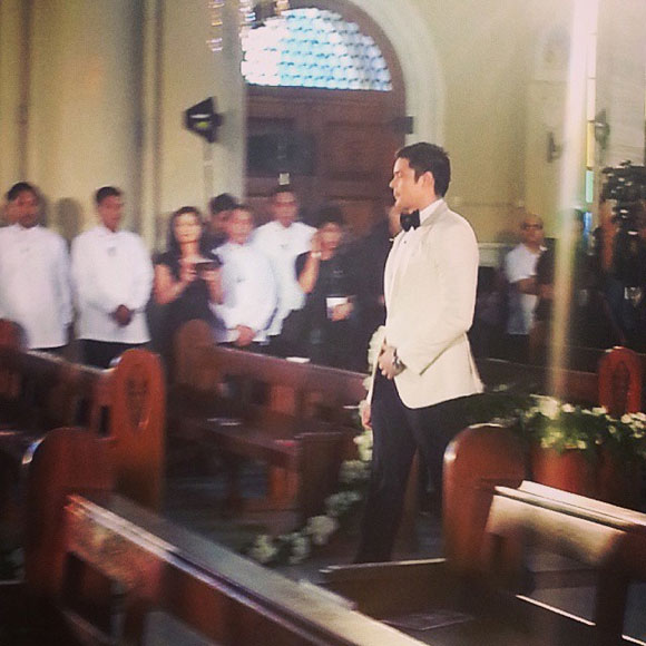 Marian Rivera,Dingdong Dantes,Marian kết hôn,Dingdong Dantes đến nhà thờ,đám cưới của sao