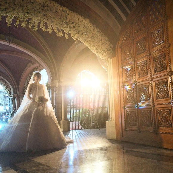 Marian Rivera,Dingdong Dantes,Marian kết hôn,Dingdong Dantes đến nhà thờ,đám cưới của sao