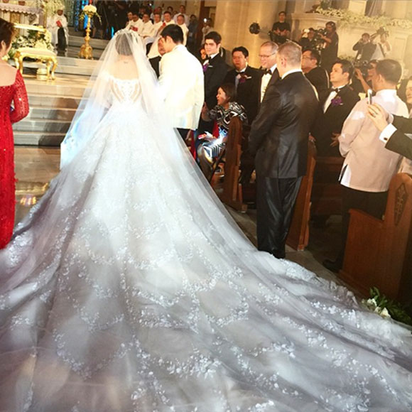 Marian Rivera,Dingdong Dantes,Marian kết hôn,Dingdong Dantes đến nhà thờ,đám cưới của sao