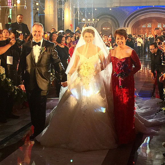 Marian Rivera,Dingdong Dantes,Marian kết hôn,Dingdong Dantes đến nhà thờ,đám cưới của sao