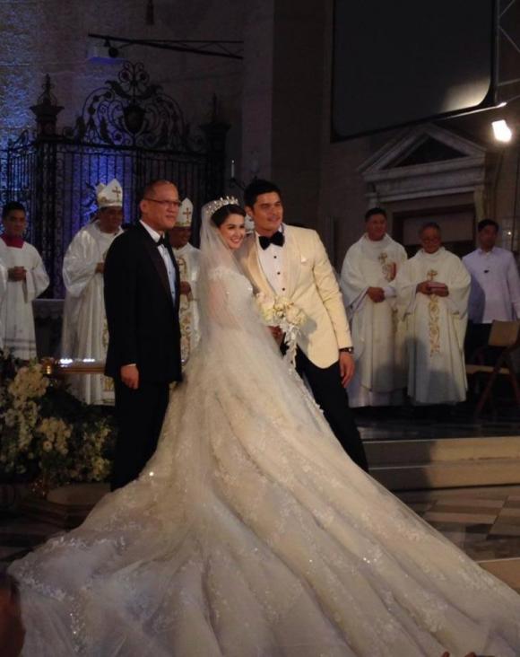 Marian Rivera,Dingdong Dantes,Marian kết hôn,Dingdong Dantes đến nhà thờ,đám cưới của sao