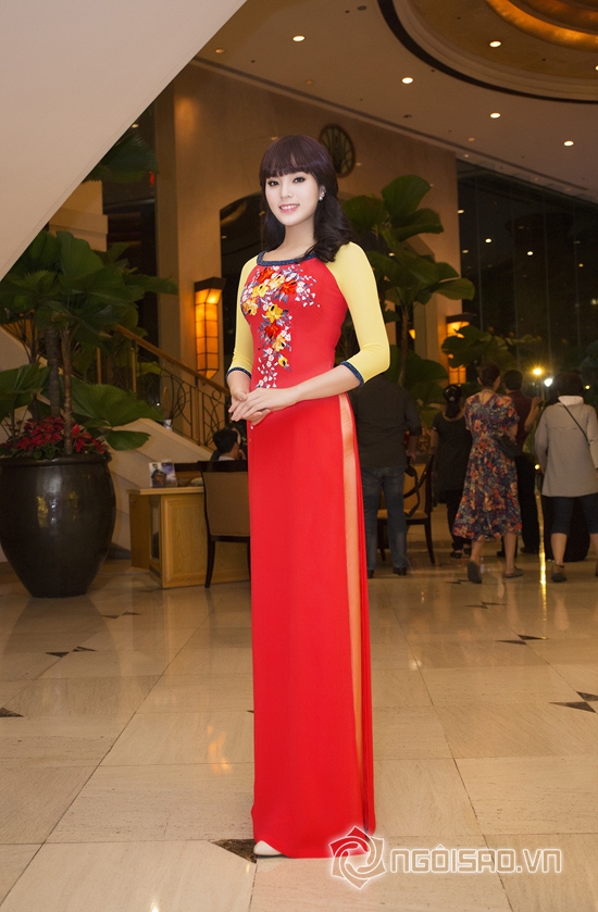Kỳ Duyên, Kỳ Duyên hoa hậu, Kỳ Duyên tóc mới, Kỳ Duyên tóc đẹp, Kỳ Duyên 2014, sao việt
