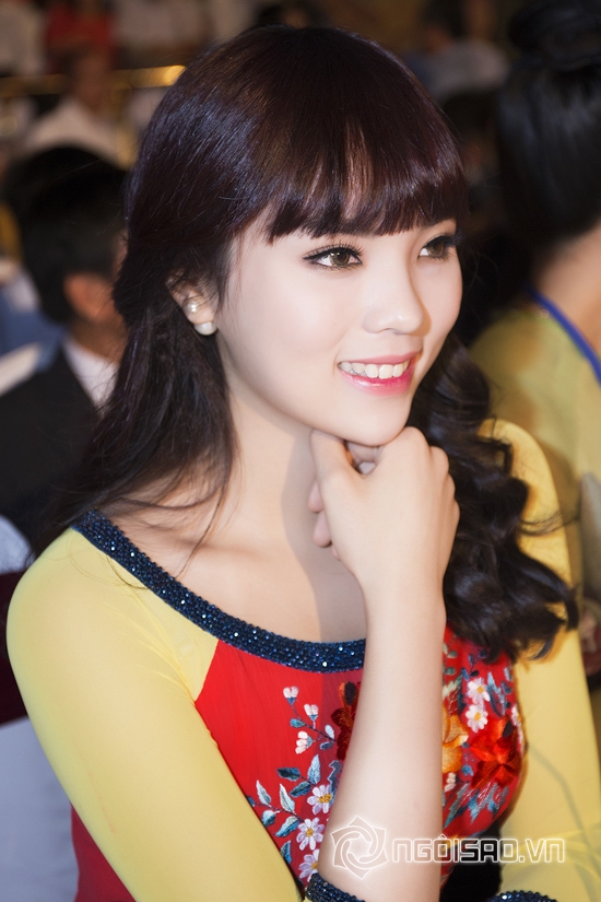 Kỳ Duyên, Kỳ Duyên hoa hậu, Kỳ Duyên tóc mới, Kỳ Duyên tóc đẹp, Kỳ Duyên 2014, sao việt