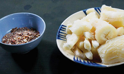 bánh tằm khoai mì, bánh tằm, khoai mì, các món bánh từ khoai mì, bánh ngọt, ăn vặt, ăn ngon, món ngon, địa chỉ ăn ngon, cách làm bánh tằm khoai mì
