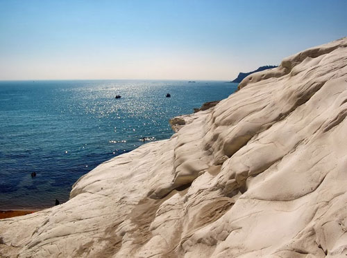 Vách đá Scala dei Turchi,Bờ biển Realmonte,Du lịch Ý