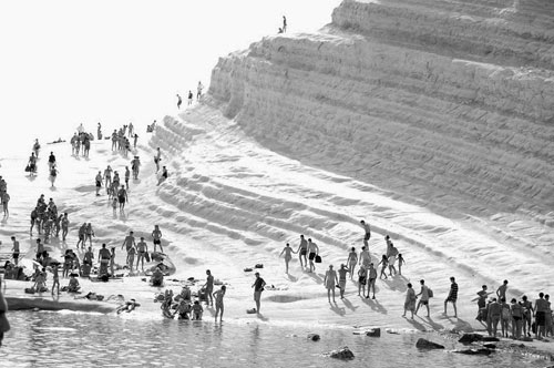 Vách đá Scala dei Turchi,Bờ biển Realmonte,Du lịch Ý