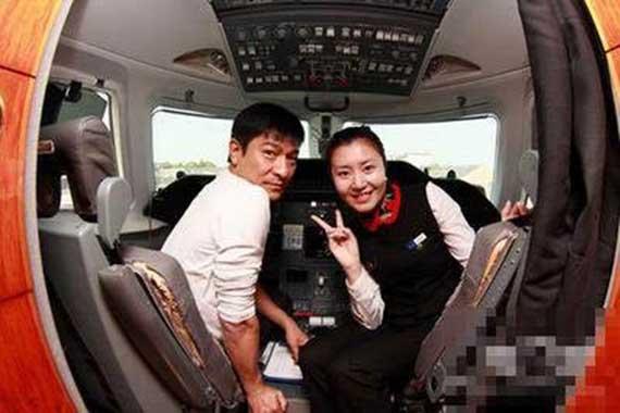 Lưu Đức Hoa,máy bay của Lưu Đức Hoa,Tài tử Hồng Kông