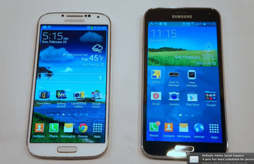 Galaxy S5,Iphone 5S,Samsung Galaxy S5
