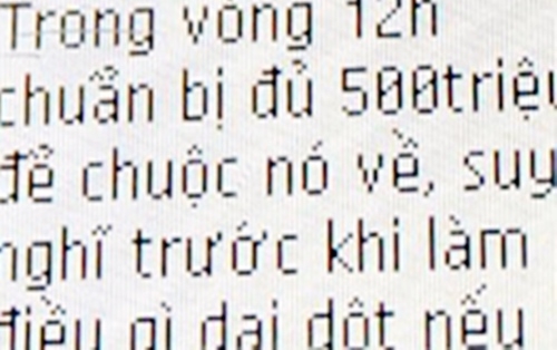 Thi thể trôi sông,Thi thể trong bao tải trôi sông,Nam sinh bị giết,Bắt cóc nam sinh tống tiền