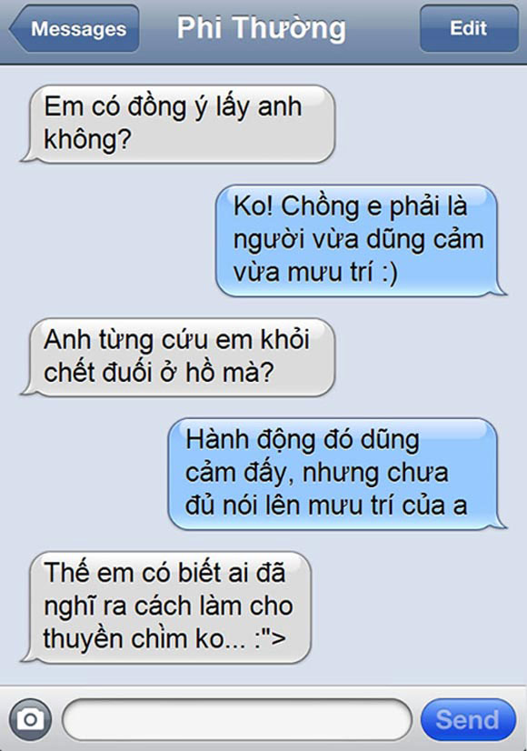 Tin nhắn hài hước,Tin nhắn chế,Tin nhắn vui