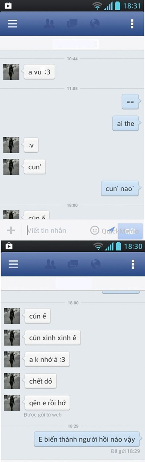Tin nhắn hài hước,Tin nhắn chế,Tin nhắn vui