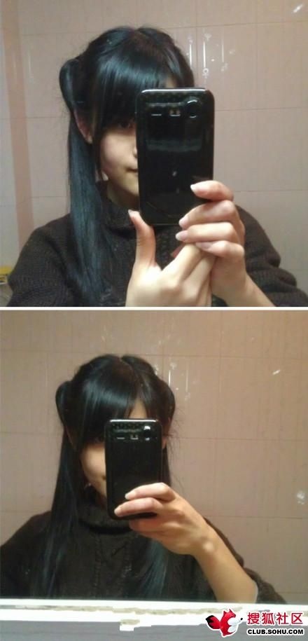 nữ sinh,nữ sinh duyên dáng với trào lưu tóc tai mèo