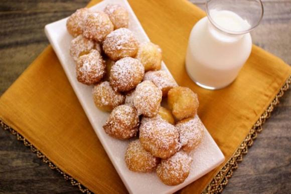 Làm bánh,làm bánh ngon,bánh rán mini của người Ý