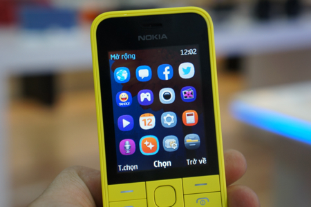 Nokia Asha 220,Điện thoại Internet rẻ nhất,Smartphone giá rẻ