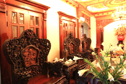 Nhà đẹp,mẫu nhà đẹp,nội thất ngập gỗ của nhà đất cảng