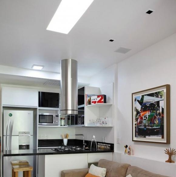 nhà đẹp,nội thất hợp lý, căn hộ 27m² dưới đây thật gọn gàng