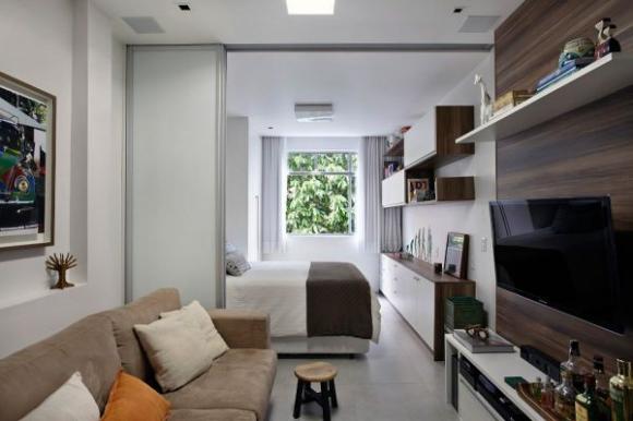 nhà đẹp,nội thất hợp lý, căn hộ 27m² dưới đây thật gọn gàng