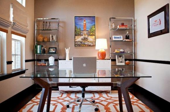 Đẹp,cách sắp xếp đẹp,trang trí linh hoạt cho phòng làm việc