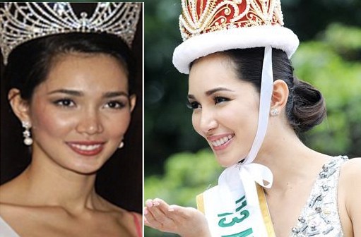 Hoa hậu,nhan sắc hoa hậu thay đổi theo thời gian