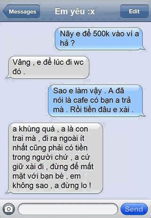 Tin nhắn vui,Tin nhắn hài hước,Tin nhắn chế